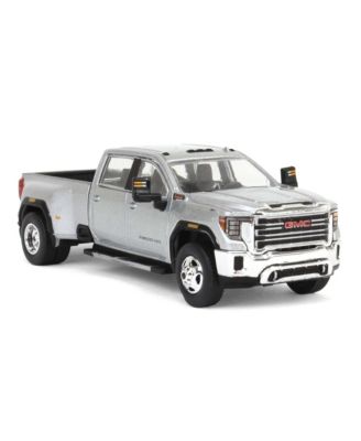 1/64 2022 GMC Sierra 3500HD Pro Dually, Quicksilver Metallic Diecast Exclusive