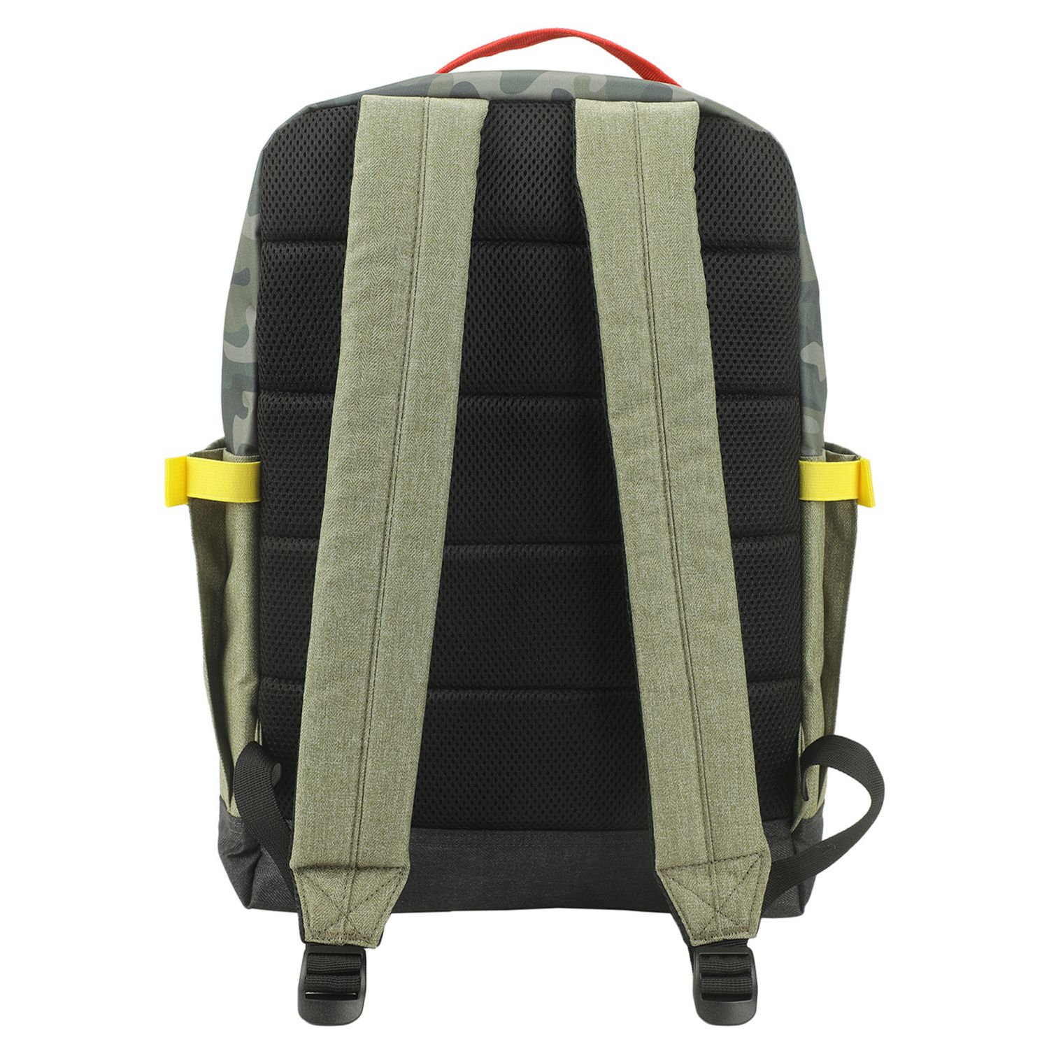 Logo 16" Tan and Camo Backpack