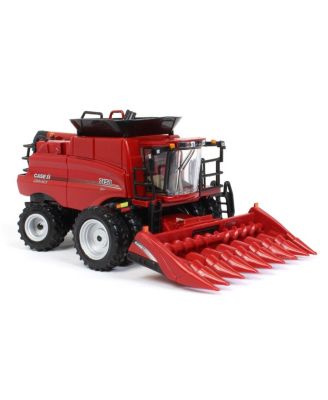 1/64 Prestige Case IH 7150 Combine with Corn and Grain Headers