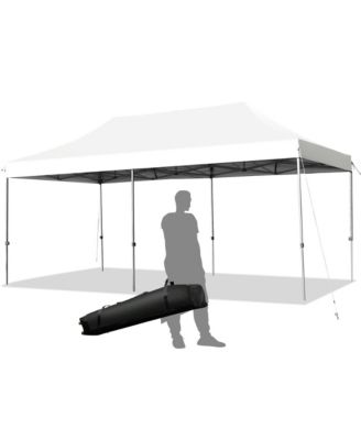 10'x20' Pop up Canopy Tent Folding Heavy Duty Sun Shelter Adjustable W/Bag