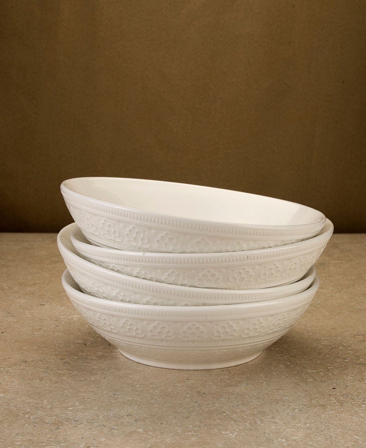 Euro Ceramica Fez Pasta Bowls, Set Of 4
