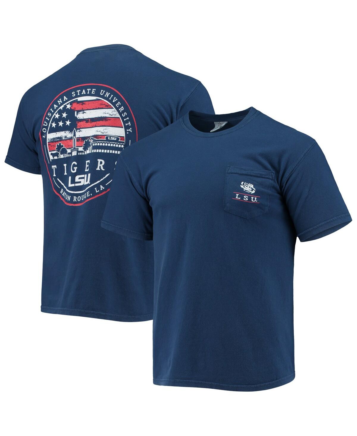 Men's Navy Lsu Tigers Campus Americana T-Shirt - Navy