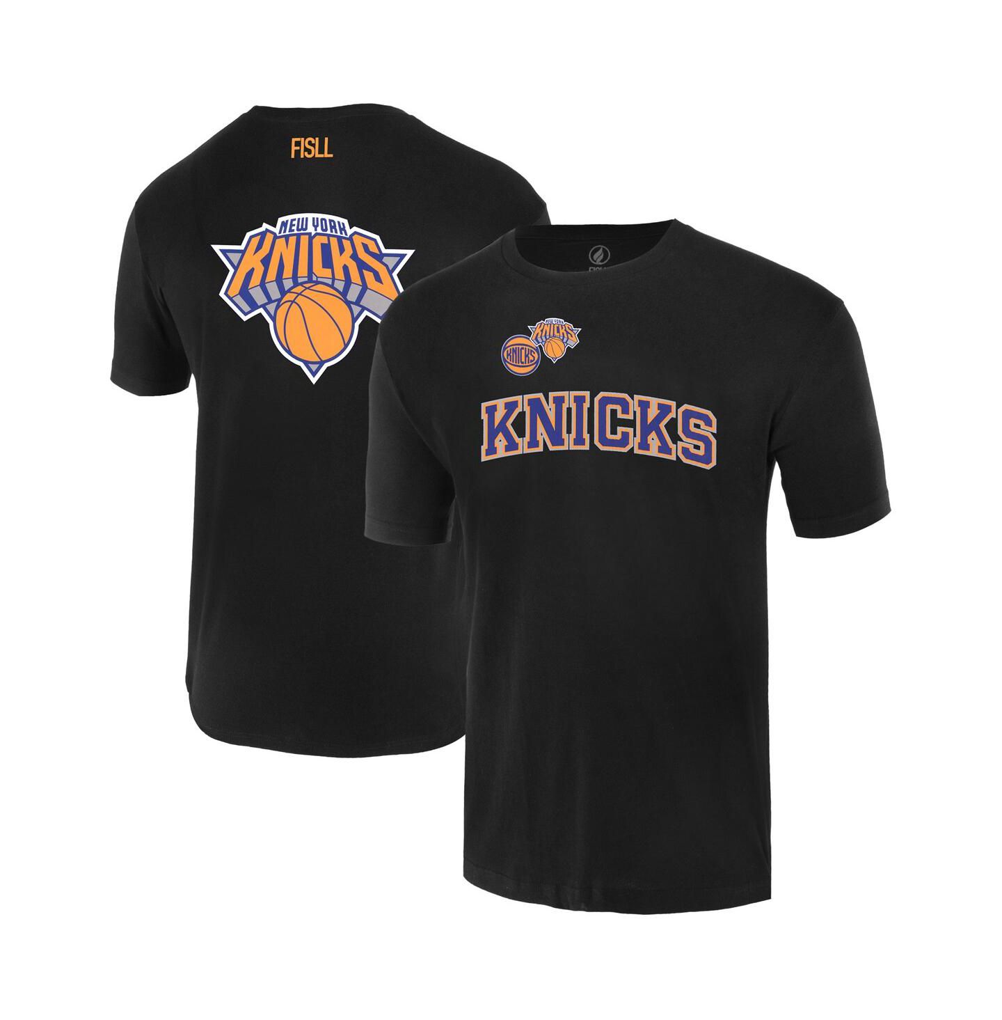 Футболка FISLL Black New York Knicks Oversize Logo — фото 1