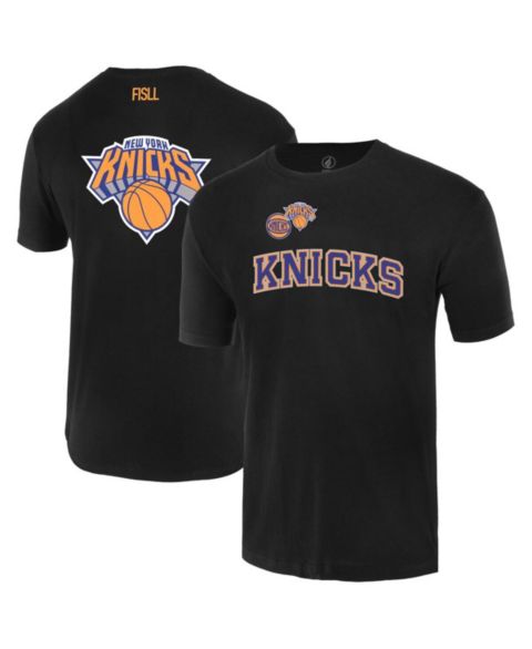 Футболка FISLL Black New York Knicks Oversize Logo