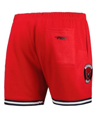 Men's Red Washington Capitals Classic Mesh Shorts