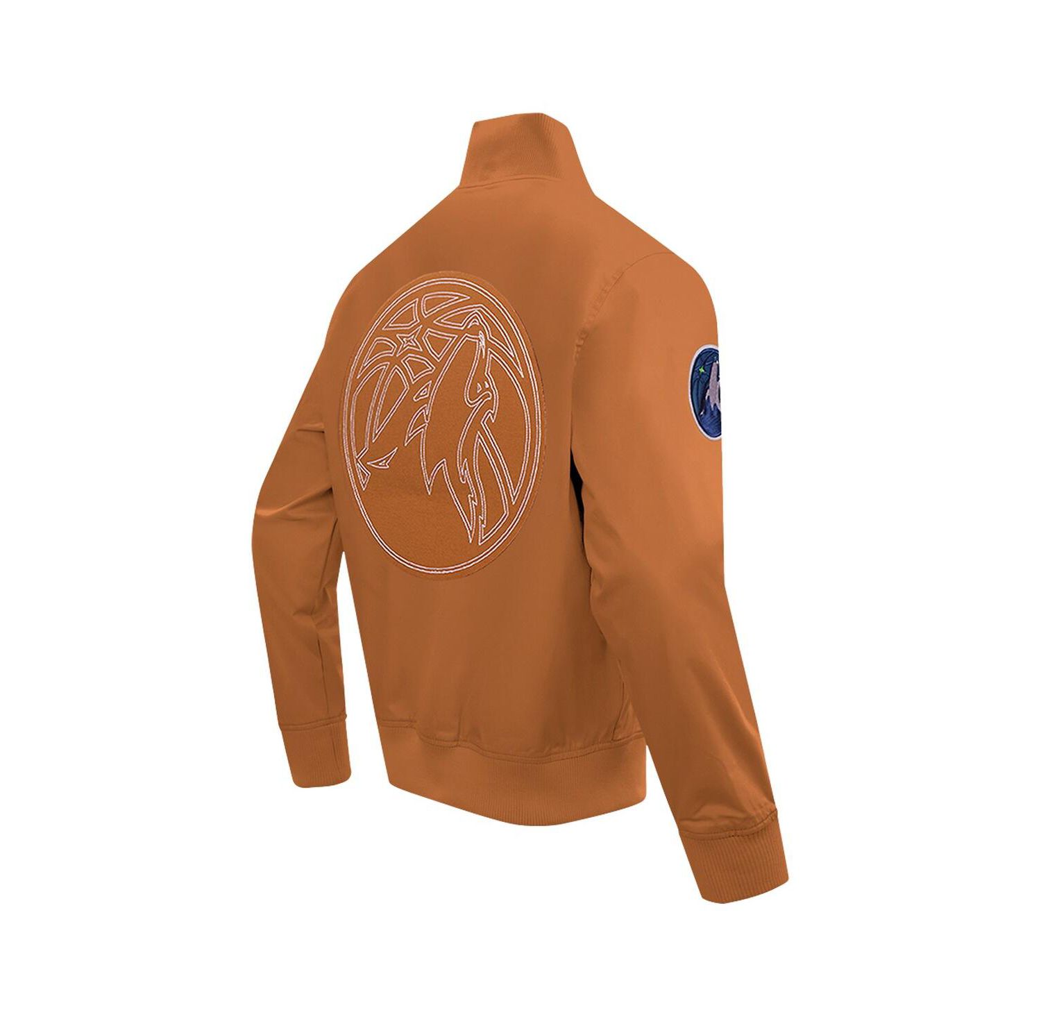 Men's Brown Minnesota Timberwolves Paint The City Full-Zip Jacket