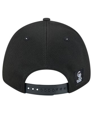 Men's Black Colorado Rockies Pivot 9FORTY Adjustable Hat