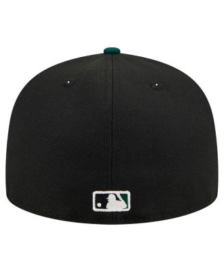 Men's Black Athletics Shadow Stitch 59FIFTY Fitted Hat