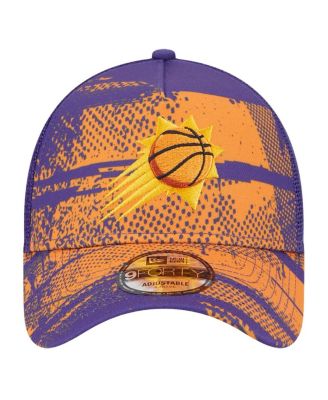 Men's Purple/Orange Phoenix Suns Tip Off A-Frame Trucker 9FORTY Adjustable Hat