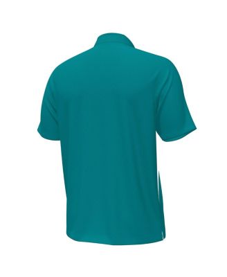 Men's Teal Coastal Carolina Chanticleers Sideline Title Performance Polo Shirt