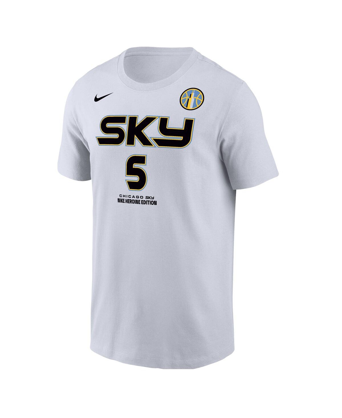 Nike Men's Angel Reese White Chicago Sky Heroine Edition Name Number T-shirt In White
