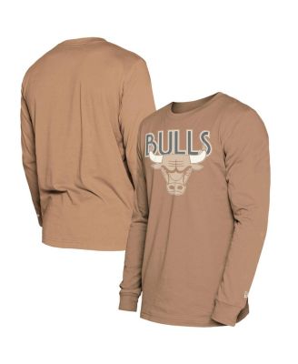 New Era - Men's Tan Chicago Bulls 2024/25 City Edition Long Sleeve T-Shirt