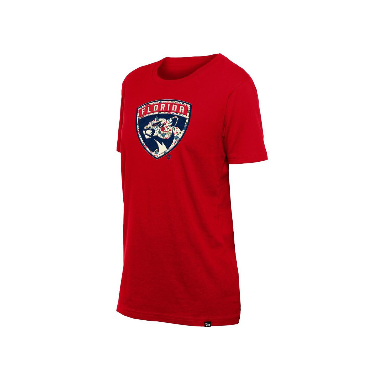 Женская футболка New Era Red Florida Panthers Glam Game Floral — фото 2