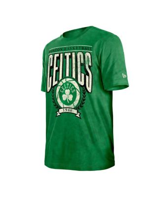 Men's Kelly Green Boston Celtics Throwback Vintage Boxy Mineral Wash T-Shirt