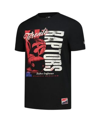 Men's Black Toronto Raptors Distressed Throwback Vintage Color Pack T-Shirt