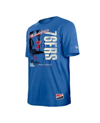 Men's Royal Philadelphia 76ers Distressed Throwback Vintage Color Pack T-Shirt