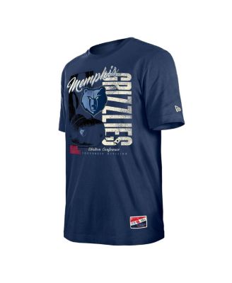 Men's Navy Memphis Grizzlies Distressed Throwback Vintage Color Pack T-Shirt
