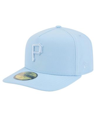 New Era - Men's Light Blue Pittsburgh Pirates Color Pack A-Frame 59FIFTY Fitted Hat