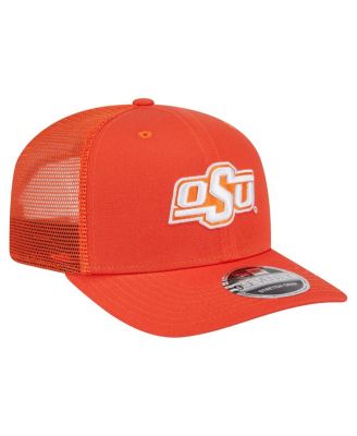 Men's Orange Oklahoma State Cowboys Primary 9SEVENTY Trucker Stretch-Snap Hat