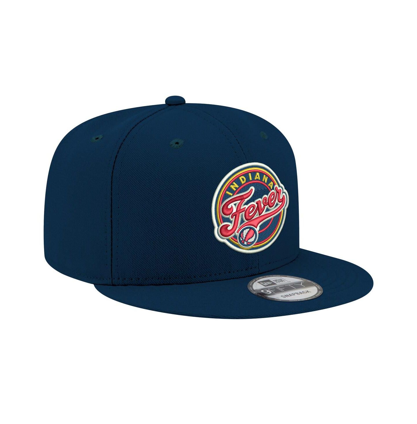 Кепка New Era Navy Indiana Fever Logo 9FIFTY Snapback Hat — фото 3