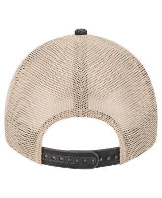 Men's Black/Cream Philadelphia Flyers Vintage Landscape 9TWENTY A-Frame Adjustable Trucker Hat