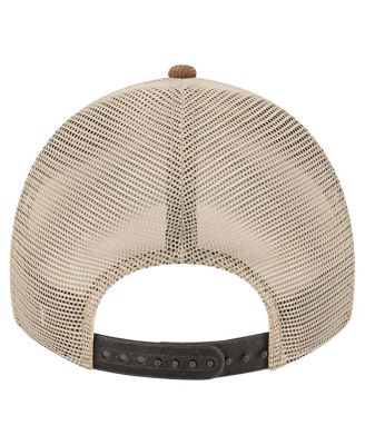 Men's Dark Brown Los Angeles Dodgers Vintage Landscape 9TWENTY A-Frame Adjustable Trucker Hat