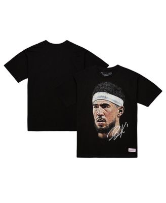 Mitchell & Ness - Men's and Women's Devin Booker Black NBA Real Big Face Player T-Shirt