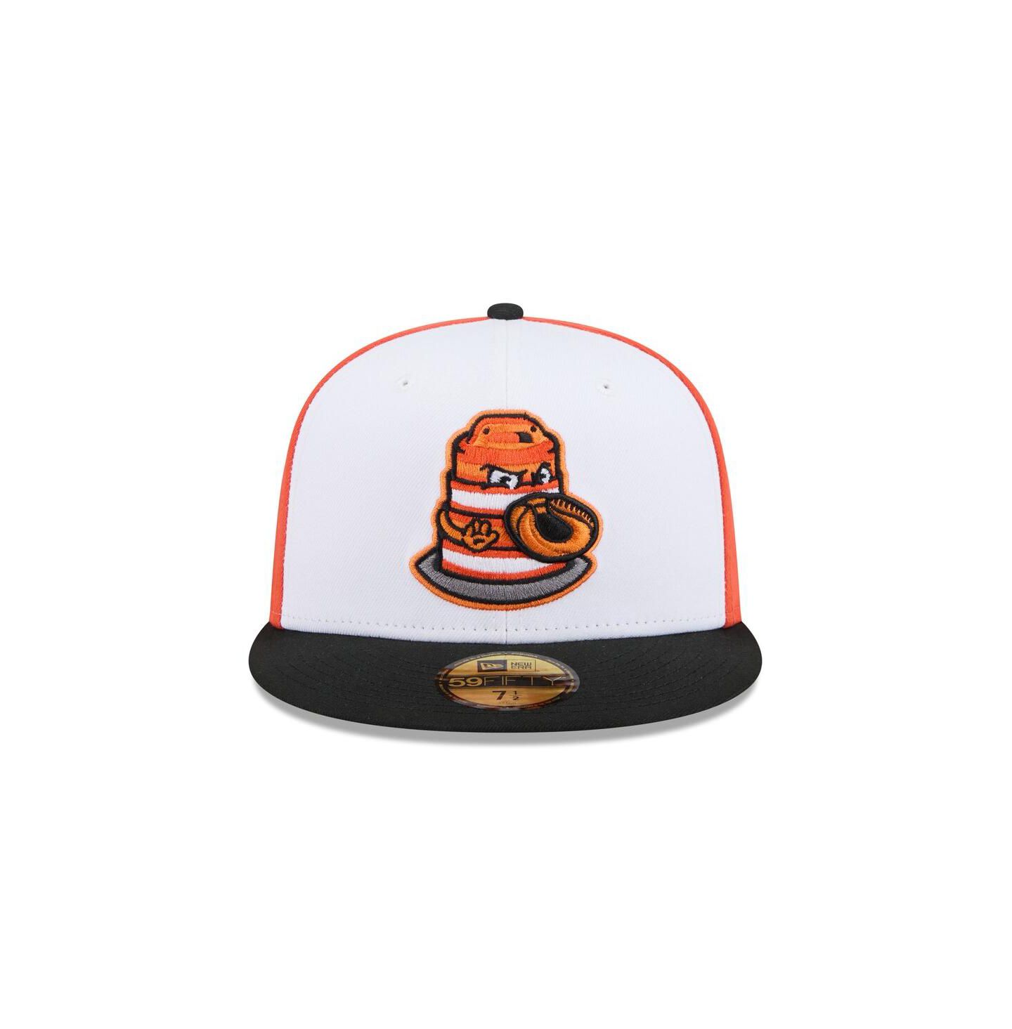 Мужская кепка New Era White Peoria Chiefs Theme Nights 59FIFTY Fitted Hat — фото 2