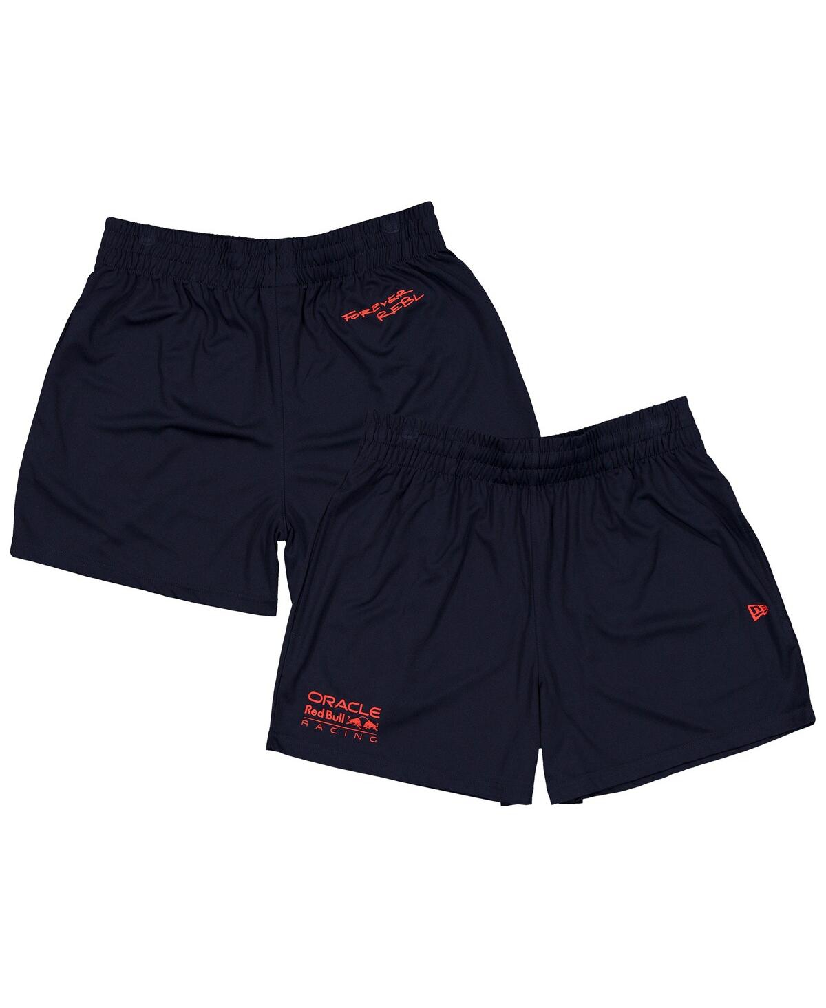 Men's Navy Red Bull Racing Graphic Soccer Shorts - Navy