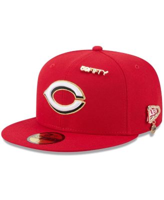 New Era - Men's Red Cincinnati Reds 2025 59FIFTY Day 59FIFTY Fitted with Pins Hat