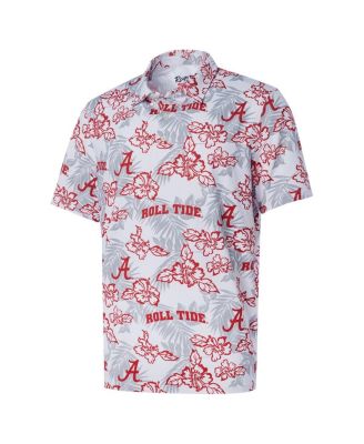 Men's White Alabama Crimson Tide Performance Polo Shirt