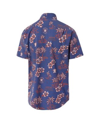 Men's Navy Houston Astros Kekai Performance Button-Up Top
