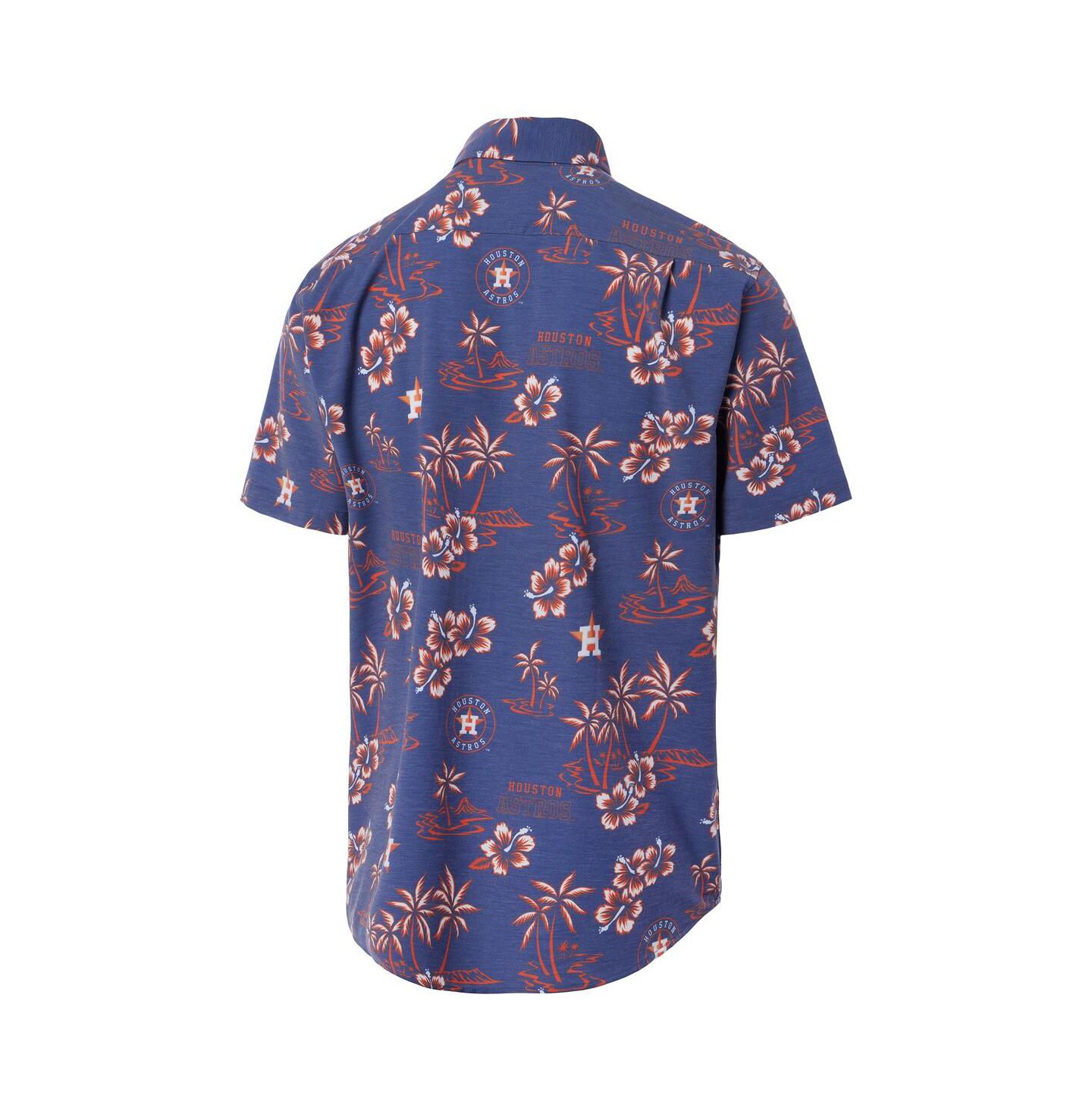 Мужской топ Reyn Spooner Navy Houston Astros Kekai Performance Button-Up — фото 3