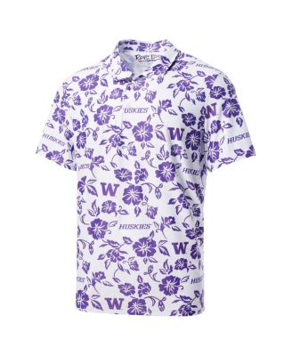 Men's White Washington Huskies Performance Polo Shirt