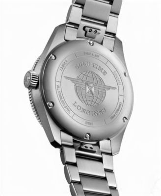 Men's Spirit Zulu Time Automatic Stainless-Steel Watch, 42mm