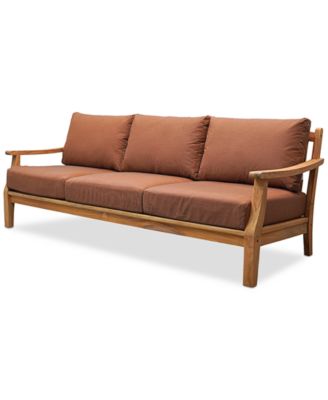 Macy's Bristol Outdoor Seating Collection Exclusively At Macys In Brown