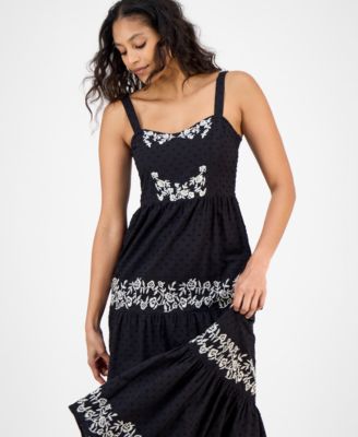 Petite Cotton Corset Knit Maxi Dress, Macy's Exclusive 