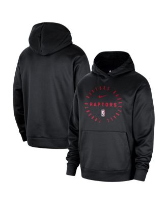 Nike - Men's Black Toronto Raptors 2024/25 Spotlight On-Court Practice Performance Pullover Hoodie