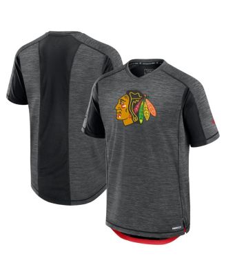 Fanatics - Men's Black Chicago Blackhawks Authentic Pro Rink Tech T-Shirt