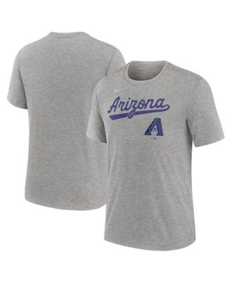 Nike - Men's Heather Charcoal Arizona Diamondbacks 2025 City Connect Tri-Blend T-Shirt