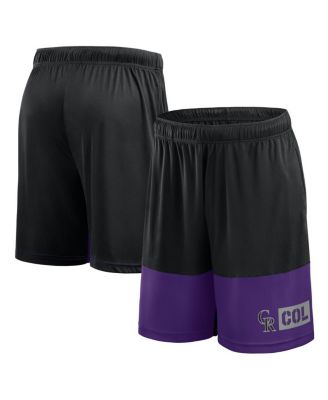 Men's Black Colorado Rockies Best of the Best Shorts