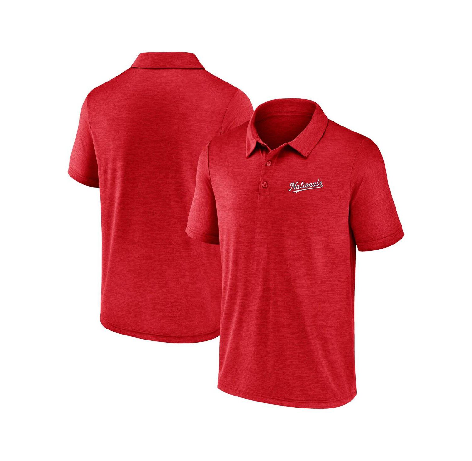 Men's Red Washington Nationals Unstoppable Polo Shirt