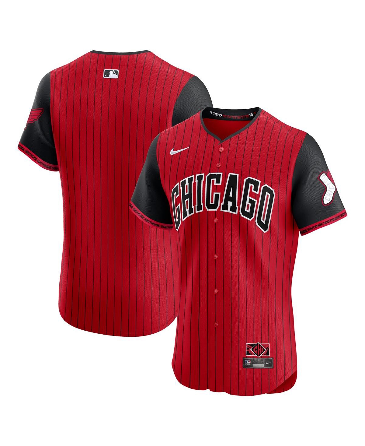 Nike Men's Red/Black Chicago White Sox 2025 City Connect Elite Jersey