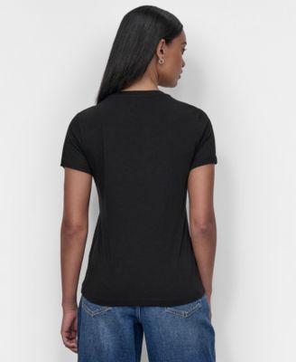 Women's Pins And Patches Crewneck T-Shirt