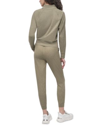 Women's Space-Dyed Half-Zip Top & Joggers