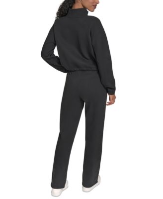 Performance Women's Mini Triple Logo Fleece Half-Zip Pullover Sweatshirt