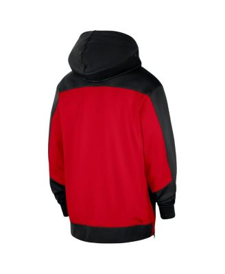 Men's Black Houston Rockets Authentic On-Court Showtime Performance Full-Zip Hoodie