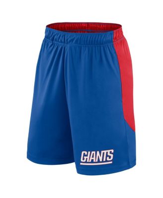 Men's Royal/Red New York Giants Launch Shorts