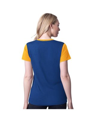 Women's Royal Chase Elliott Racer Color Blocked T-Shirt