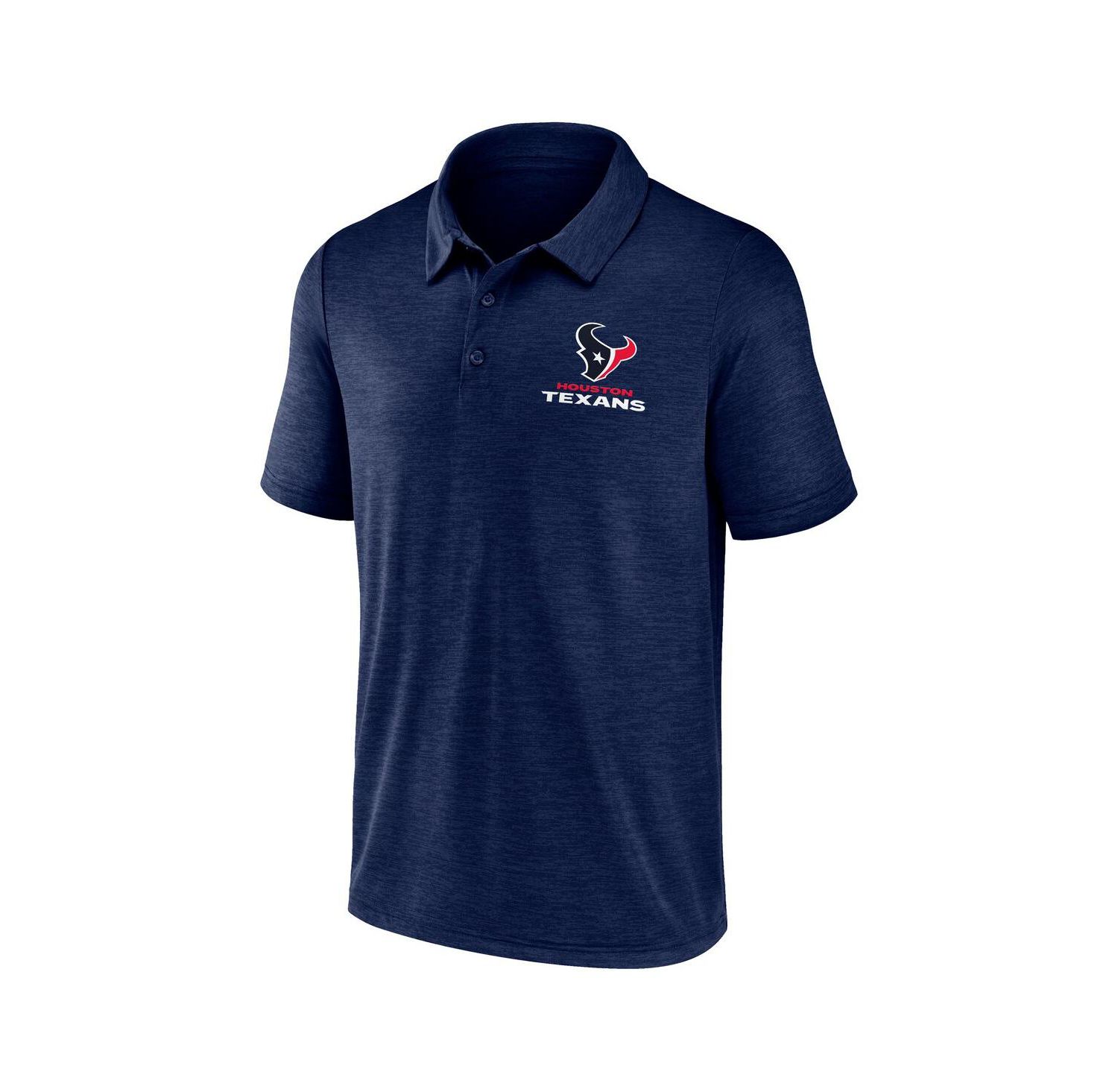 Men's Navy Houston Texans Making Waves Polo Shirt